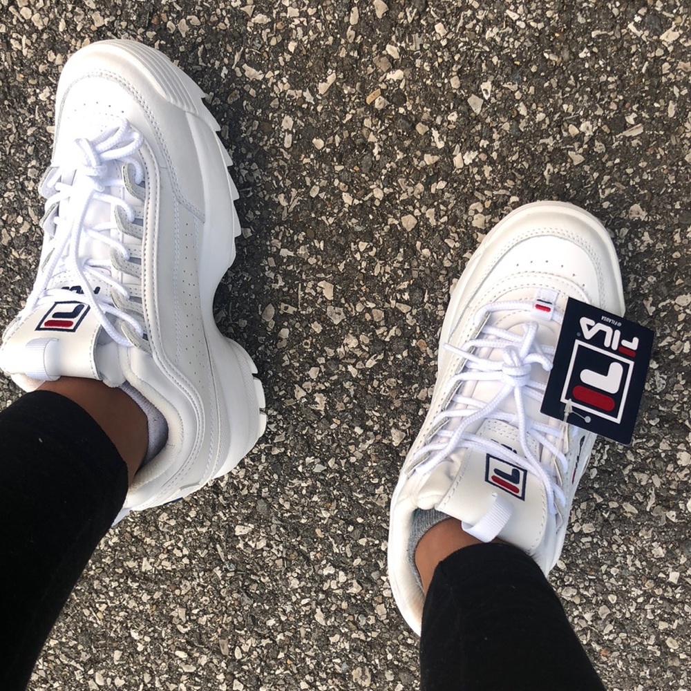 White Fila Shoes